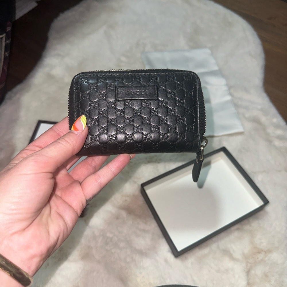 Authentic Gucci Microguccissima Pattern Leather C… - image 5